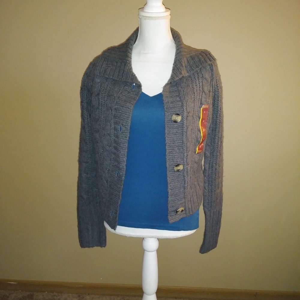 NWT Mossimo Gray Sweater Cardigan